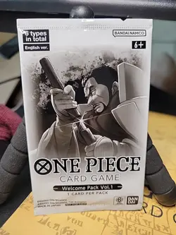 Welcome Pack VOL.1 One Piece Promo Prize Card Pack NEW SEALED - Image 1