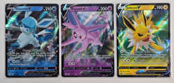 Pokemon TCG Evolving skies 3 Eeveelution V card lot. See description! - Image 1