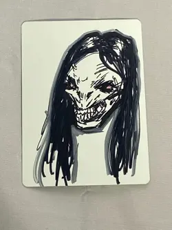 MTG Hag Hedge-Mage Artist Proof Sketch and Signature Signed Altmann - Image 2