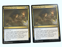 2X Drown in the Loch, Throne of Eldraine, NM Near Mint, Magic the Gathering MTG - Image 1