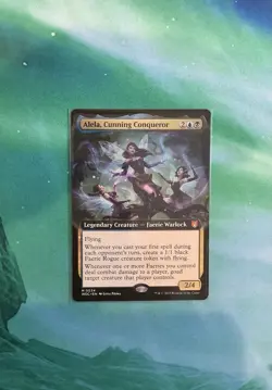 Alela Cunning Conqueror Extended Art Wilds Eldraine Commander NM Condition - Image 1