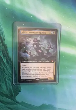 Alela Cunning Conqueror Extended Art Wilds Eldraine Commander NM Condition - Image 3