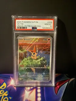 Victini unova Illustration collection Promo SVP #208 PSA 10 - Image 1