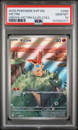 PSA 10 VICTINI 208 BLACK STAR PROMO UNOVA ILLUSTRATION COLLECTION POKEMON 🔥 - Image 1