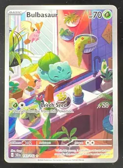 2024 Pokemon Stellar Crown #143/142 Bulbasaur - Image 1