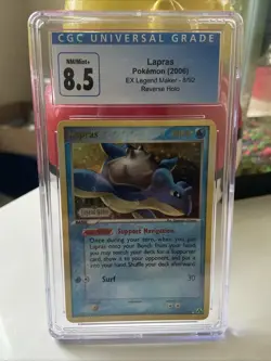 Pokemon TCG Lapras 8/92 EX Legend Maker Reverse Holo Card - Image 1