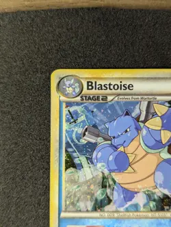 Pokemon TCG HGSS Unleashed Blastoise Prerelease Holo Stamped 13/95 NM - Image 2