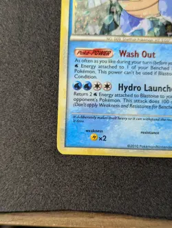 Pokemon TCG HGSS Unleashed Blastoise Prerelease Holo Stamped 13/95 NM - Image 5