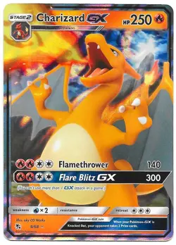 Pokemon TCG - Charizard GX #9/68 - Hidden Fates - NM/M - Image 1
