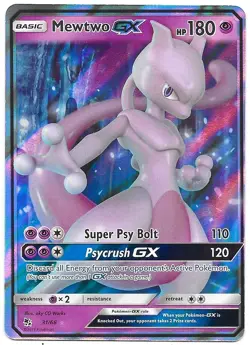 Pokemon TCG - Mewtwo GX #31/68 - Hidden Fates - NM/M - Image 1