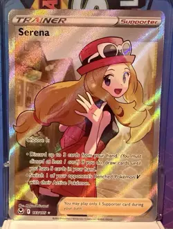 Pokemon Serena Full Art Ultra Rare Holo Trainer 193/195 Swsh12 Silver Tempest EN - Image 1