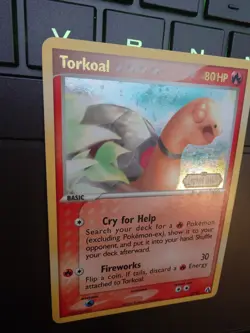 Torkoal 27/92 Legend Maker Reverse Holo Stamped Pokemon Tcg W/ Toploader - Image 3
