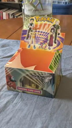 Vintage 2000 Pokemon Gym Heroes Booster Box For Display CARDBOARD ONLY - Image 1