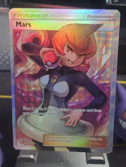 Mars Team Galactic Pokemon TCG Sun & Moon - Ultra Prism Ultra Rare Full Art Nm - Image 3