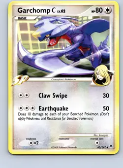 Pokemon: Supreme Victors Garchomp C #60 Uncommon .VO5 - Image 1