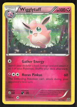 Pokemon TCG XY Base Set #89/146 Wigglytuff (89) LP - Image 1