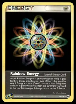 Pokemon TCG Ruby & Sapphire #95/109 Rainbow Energy MP+ - Image 1