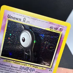 Pokemon Unown TCG Neo Discovery 14/75 Holo 1st Edition - NM w/ Swirl 💫 - Image 2