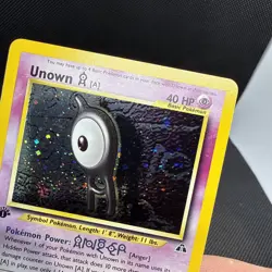 Pokemon Unown TCG Neo Discovery 14/75 Holo 1st Edition - NM w/ Swirl 💫 - Image 4