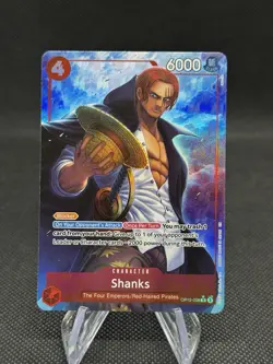 One Piece Legacy of the Master Shanks OP12-008 Alternate Alt Art Rare NM - Image 1