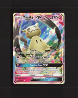 Mimikyu GX 149/214 Lost Thunder Ultra Rare Holo Pokemon Card LP+ - Image 1