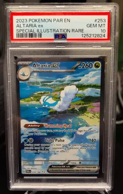 PSA 10 Altaria ex 253/182 Special Illustration Rare Paradox Rift SIR Pokemon - Image 1