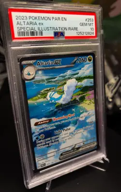 PSA 10 Altaria ex 253/182 Special Illustration Rare Paradox Rift SIR Pokemon - Image 3