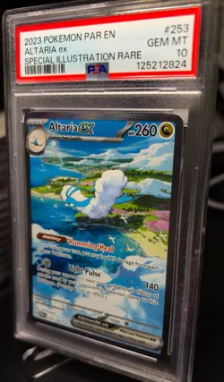 PSA 10 Altaria ex 253/182 Special Illustration Rare Paradox Rift SIR Pokemon - Image 4