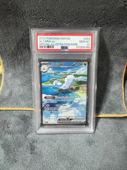 2023 Pokemon Paradox Rift ALTARIA EX 253/182 SIR TCG HOLO GRADED PSA 10 - Image 1