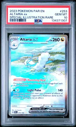 POKEMON PSA 10 2023 SV Paradox Rift Altaria ex 253/182 SIR *1307 - Image 1