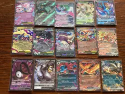 15 ALL ULTRA RARE Pokemon Cards Lot (Vs & ex) No Duplicates No Bulk Near Mint - Image 1