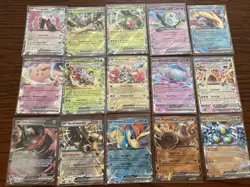 15 ALL ULTRA RARE Pokemon Cards Lot (Vs & ex) No Duplicates No Bulk Near Mint - Image 1