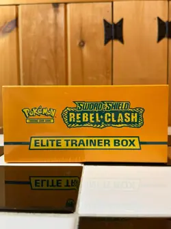 Pokemon TCG Sword and Shield Rebel Clash ETB Elite Trainer Box New Sealed - Image 5