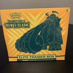 Sword and Shield Rebel Clash Elite Trainer Box Etb Brand New Sealed - Image 1