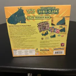 Sword and Shield Rebel Clash Elite Trainer Box Etb Brand New Sealed - Image 2