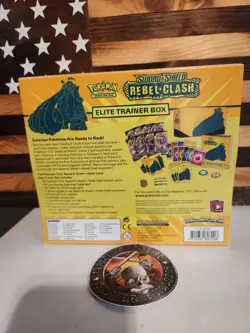 Pokemon Sword and Shield Rebel Clash Elite Trainer Box 820650807008 - Image 2