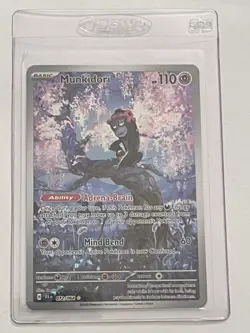 Pokemon TCG Munkidori Illustration Rare Card 072/064 Shrouded Fable - Image 1