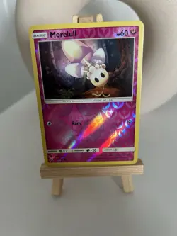 Pokemon Sun & Moon Burning Shadows TCG Card REVERSE HOLO Morelull 97/147 - Image 1