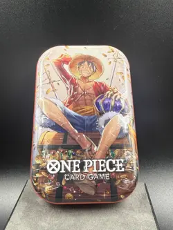 5x - ONE PIECE Card Game Tin Pack Set Vol.2 - Monkey D. Luffy Tin - 5 Tins Total - Image 2