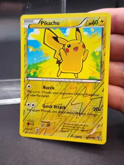Pikachu 42/146 LP Reverse Holo XY Base Set Pokemon Card - Image 2