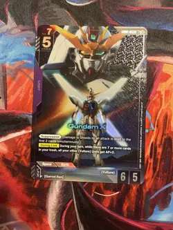 Gundam X (LR+) GD02-053 - Gundam TCG Card Game - Dual Impact ALT ART FOIL - Image 1