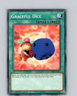 Yu-Gi-Oh TCG Graceful Dice SS02-ENB16 1st Edition Regular Common Card NM - Image 1