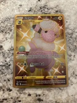 Pokemon TCG Flaffy Gold Secret Rare Card 280/264 Fusion Strike NM - Image 1