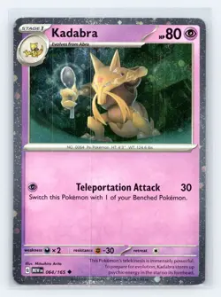 Kadabra - (Cosmos Holo) Promo Miscellaneous Cards & Products 064/165 NM - Image 1