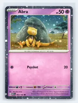 Abra - (Cosmos Holo) Promo Miscellaneous Cards & Products 063/165 NM - Image 1