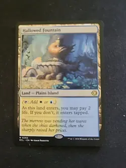 MTG ECL #265 Hallowed Fountain Lorwyn Eclipsed Regular - Image 1
