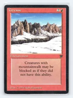 ***English Crevasse*** MTG Legends - - Image 1