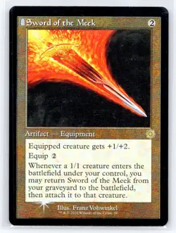 Sword Of The Meek - Retro Frame - Foil - The Brothers' War - NM - EN - 59 - Image 1