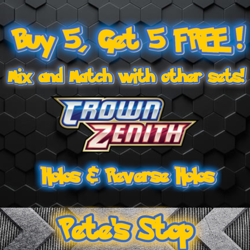 Pokemon Cards - Sword & Shield - Crown Zenith - Holos & Reverse Holos - Image 1