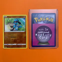Riolu Reverse Holo 071/159 Crown Zenith Pokemon Card LP TCG 71/159 - Image 1